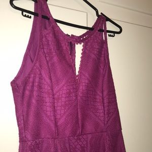 Magenta free people dress
